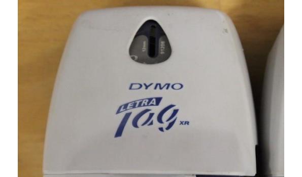 2 labelprinters DYMO Letra Tag xr, zonder kabels, werking niet gekend